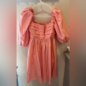 Abercrombie Emerson Poplin Puff Sleeve Mini dress